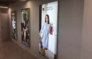 Текстильные световые коробы